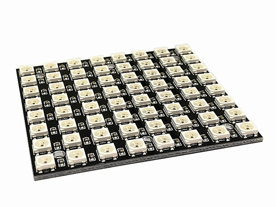 LED 2812B WS2812B 16bit 24bit 60bit 64bit Pixel RGB Modul Matrix Panel PCB Ring - Bild 1 von 1