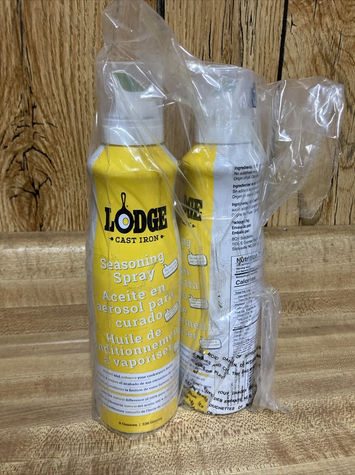 Lodge A-spray Yellow 100 Pure Canola Oil Seasoning Spray 8 Oz.