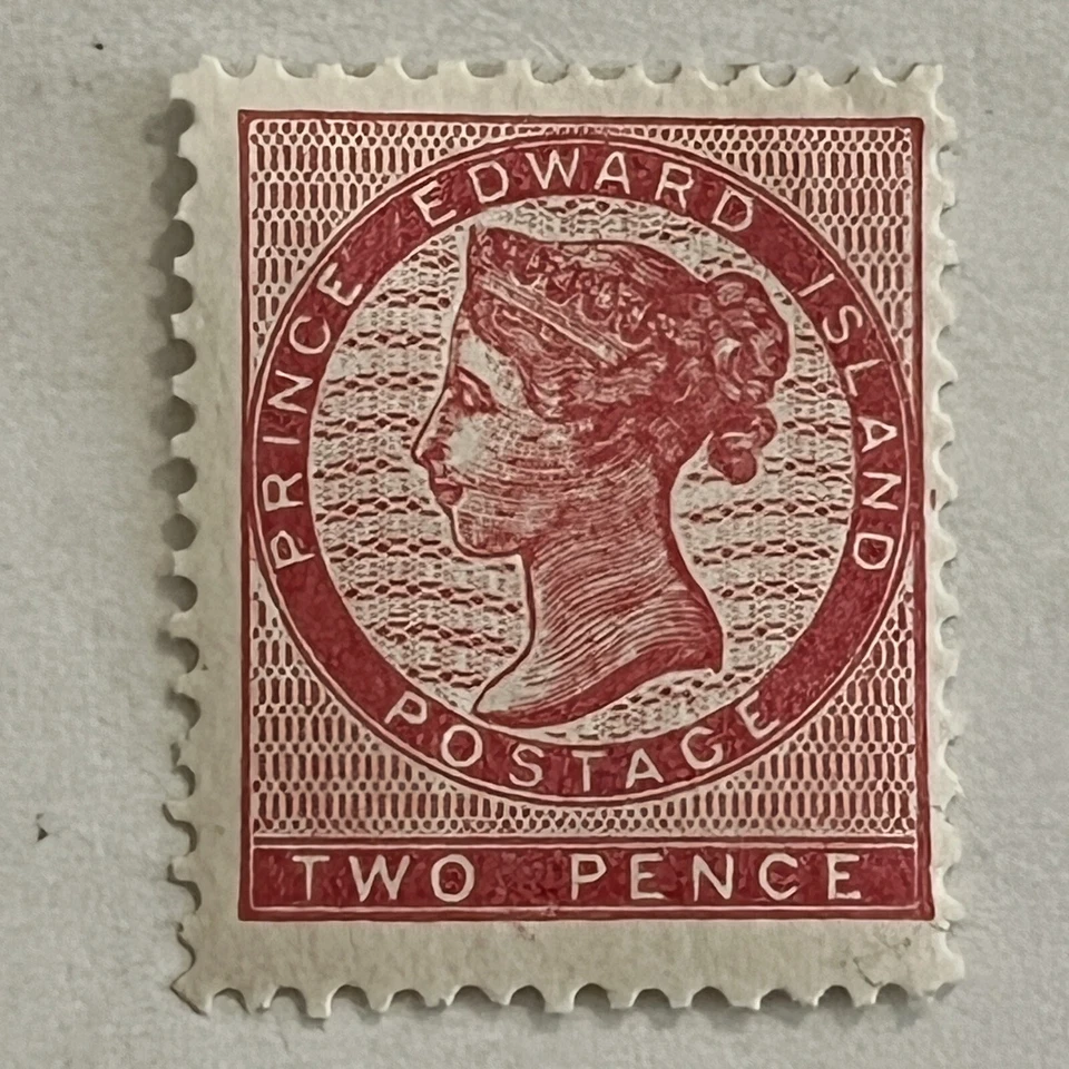 1862/1868 MINT MH PRINCE EDWARD ISLAND 2d STAMP, QUEEN VICTORIA IN FRAME - Image 1 of 2