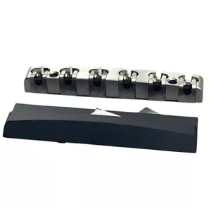 LSR Roller Chrome Guitar Neck String Nut with Mounting Hardware Fit Fender TELE - Picture 1 of 3