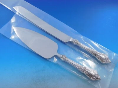 Eloquence by Lunt Sterling Silver Wedding Cake Set Server 2pc Custom Made HHWS - Image 1 of 4