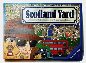 Vintage SCOTLAND YARD Board Game Ravensburger Hunting Mr X GERMAN VERSION - Picture 1 of 12