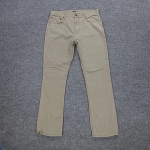 Old Navy Jeans Mens 34 Straight Khaki Pockets Mid Rise Cotton Casual Pants 34x32 - Picture 1 of 18