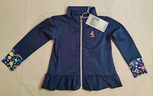 NWT Baby GARB Golf Jacket Zip Up Navy Pink sz 12M (6-12) WE COMBINE SHIPPING!