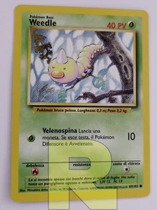 Weedle ® Set Base 69/102 ® Comune ® Pokemon ® Italiano ® EX+ - Picture 1 of 8