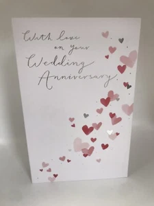 Gibson With Love On Your Wedding Anniversary Greeting Card - Picture 1 of 2