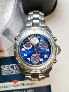 Rare Sector Expander Quartz Chronometer Wristwatch, Works Great, Like New! - Foto 1 di 24