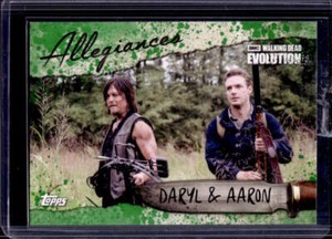 2017 Topps The Walking Dead S.7 Daryl & Aaron Mold Allegiances #1/25
