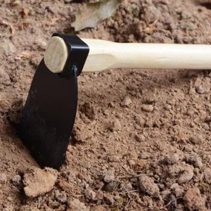 Hoe Weeding Tool Garden Farm Tool Agricultural Gardening Tool with Wooden Handle - Picture 1 of 11