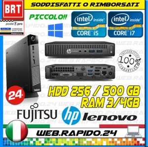 MINI PC FISSO USFF MIX (DELL,HP,LG)CPU I3 I5 I7 FINO 8GB RAM HDD SSD 500GB - Imagen 1 de 24