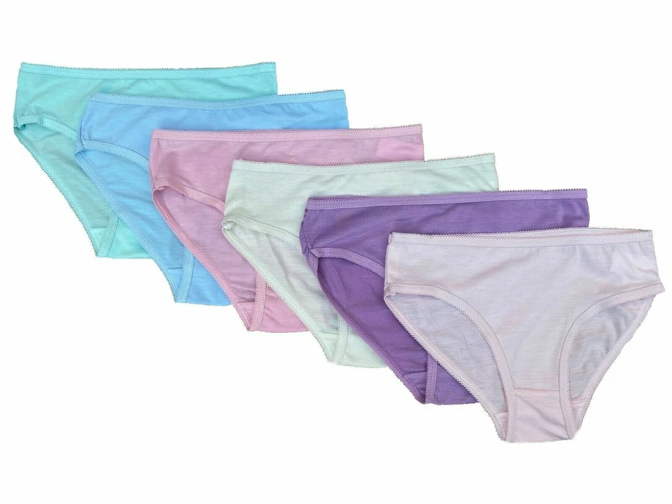 LYALLPUR 3er-Pack Mädchen Kinder weiches bequemes Höschen Slip Baumwolle Unterwäsche 3-12 Jahre