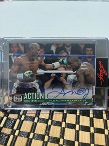 2022 LEAF PRO SET FLOYD MAYWEATHER JR AI-FM1 /3 ACTION INK AUTO AUTOGRAPH - Picture 1 of 3