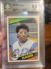 1984 Topps Football #280 Eric Dickerson Rookie RC BGS 8.5 NM-MT+ LA Rams HOF