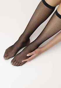 10 Pack Oroblu Fishnet knee-highs soft micro net smooth band excellent fit