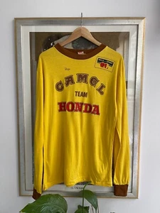 Vintage Honda Camel 80s Racing Longsleeve Shirt - Picture 1 of 4