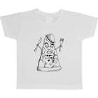 'Pizza Character' Children's / Kid's Cotton T-Shirts (TS009150)