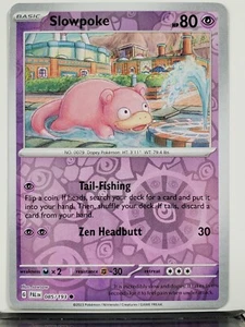 HOLO INVERSO Slowpoke 085/193 Casi Nuevo/M - Tarjeta de Pokémon Paldea Evolucionada $2 Envío Plano - Imagen 1 de 3