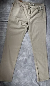 Cleo Skinny Ankle Denim Jeans Women's 16 Beige Low Rise New With Tags NWT - Picture 1 of 7