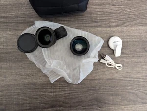 Xenvo Pro Lens Kit Truview .45x Super Wide Angle Lens & Clarus 15x Macro Lens - Picture 1 of 8