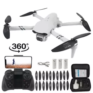Drohne Mit 4K-HD DE Wifi WiFi FPV GPS Kamera Selfie RC Quadrocopter Drone 3Akkus - Bild 1 von 23
