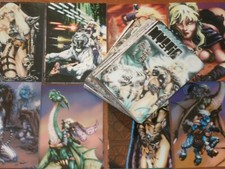 ANIMAL MYSTIC  Base Set Of 90 Fantasy Art Trading Cards Comic Images 1996 Comic