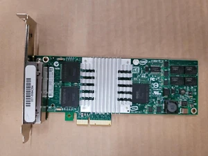 INTEL PRO 1000 MODEL EXPI9404PTG2L20 QUAD PORT ETHERNET CARD HIGH PROFILE CARD - Picture 1 of 3