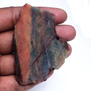 284 Cts Natural Untreated Sapphire Huge Size Rough 71mm*49mm Gemstone - Picture 1 of 5