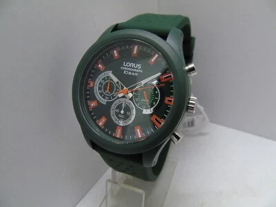 LORUS by SEIKO MENS SPORTS CHRONOGRAPH WATCH *NEW* *PLAIN GIFT BOX INCLUDED* - Image 1 of 4