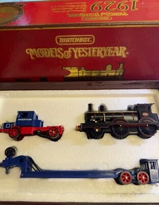Matchbox Models of Yesteryear YS-16 1929 Scammell 100 Ton Truck w/ Locomotive - Picture 1 of 1