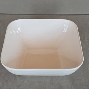 VTG Nordstrom at Home Bowl Square White Large Dinnerware Serving Bowl 11x11x4.5 - Picture 1 of 4