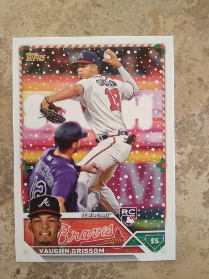 2023 Topps Holiday...Vaughn Grissom #H107...RC...Atlanta Braves - Image 1 of 1