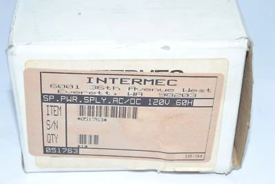 NEW Intermec 051763 120 VAC Power supply (for the 95XX Series - Wand or Laser) - Image 1 of 2