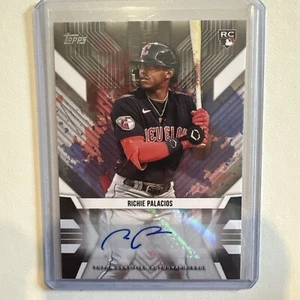 2022 Topps UK Edition RICHIE PALACIOS Auto Superstars #BSA-RP Guardians Rays RC - Picture 1 of 5