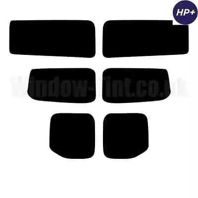 Para Ford Transit Custom (puertas de furgoneta) 13+ carbono precortado ventana tinte 5% limusina 2 capas Foto 1 de 4