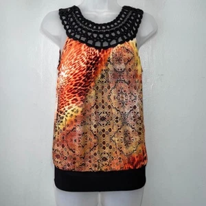 Wrapper Size Small Sleeveless Blouson Top Goblincore Hippie Festival Boho Y2K - Picture 1 of 9
