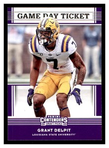 2020 Panini Contenders Draft Picks Game Day Ticket #40 GRANT DELPIT ~F2V