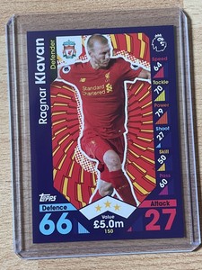 Match Attax Premier League 2016 2017 Ragnar Klavan Liverpool