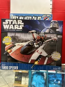 Star Wars Clone Wars Jedi Turbo Speeder - Imagen 1 de 7