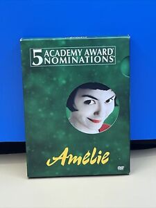 Amelie 2001 Dvd Movie 2 Disc Jean-Pierre Jeunet, Audrey Tautou, Rufus