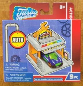 Turbo Wheels ~ Auto Services ~ 1:64 Scale ~ Mini Play Set - Picture 1 of 3