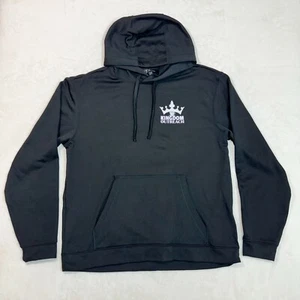 ATC The Authentic T-Shirt Company Black Hoodie “Kingdom Outreach" Unisex Large - Foto 1 di 13