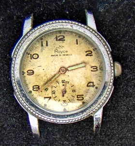 Royce (Swiss) Explorer Style Men's Manual-Wind Watch (Vintage) -- Spares/Repairs - Picture 1 of 3