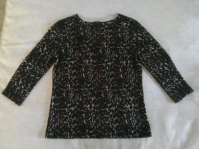 Свитер Talbots AUDREY PM средний миниатюрный 100% чистая итальянская шерсть мериноса рукав 2/3 - Изображение 1 из 3