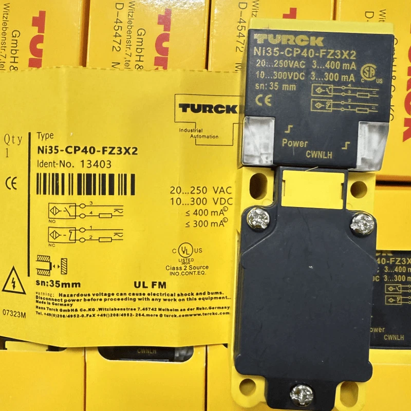 DLW TURCK NI35-CP40-FZ3X2 NEW 1PCS 2-wire AC/DC NO+NC NI40UCP40FDZ30X2