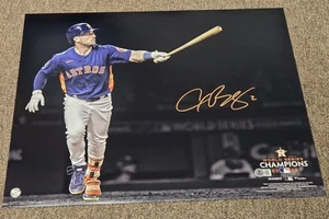 Alex Bregman Signed Auto 16x20 Photo Houston Astros 2022 WS Baseball Beckett LSU - Picture 1 of 3