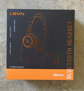 LEVN LE-HS016 Wireless Headset Bluetooth Headset - Photo 1 sur 2