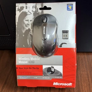 Microsoft Mobile 4000 Wireless BlueTrack Mouse 1383 SEALED NEW - Picture 1 of 10