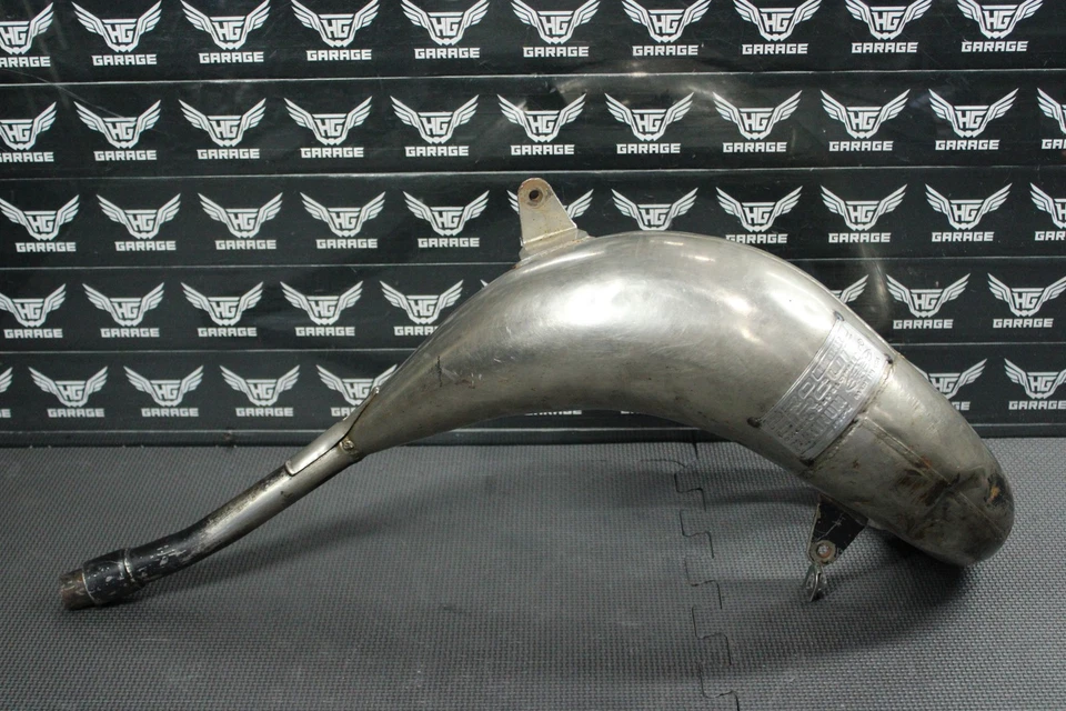 2004 KAWASAKI KX125 PRO CIRCUITO PLATINA TUBO DE ESCAPE CÂMARA CABEÇALHO 18120-0011 - Imagem 1 de 4