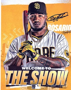 Eguy Rosario San Diego Padres autograph signed 8x10 baseball photo Tincaps d - Picture 1 of 1