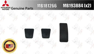 Mitsubishi Genuine Lancer EVO5 & 6 CP9A Cover Pedal Rubber MB181266 MB193884 Set - Picture 1 of 13